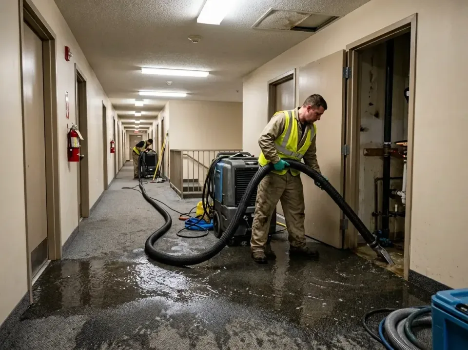 multi-unit-apartment-hallway-f-005 — frequently asked questions, Emergency Burst Pipe Water Extraction & Removal in Nixon, TX